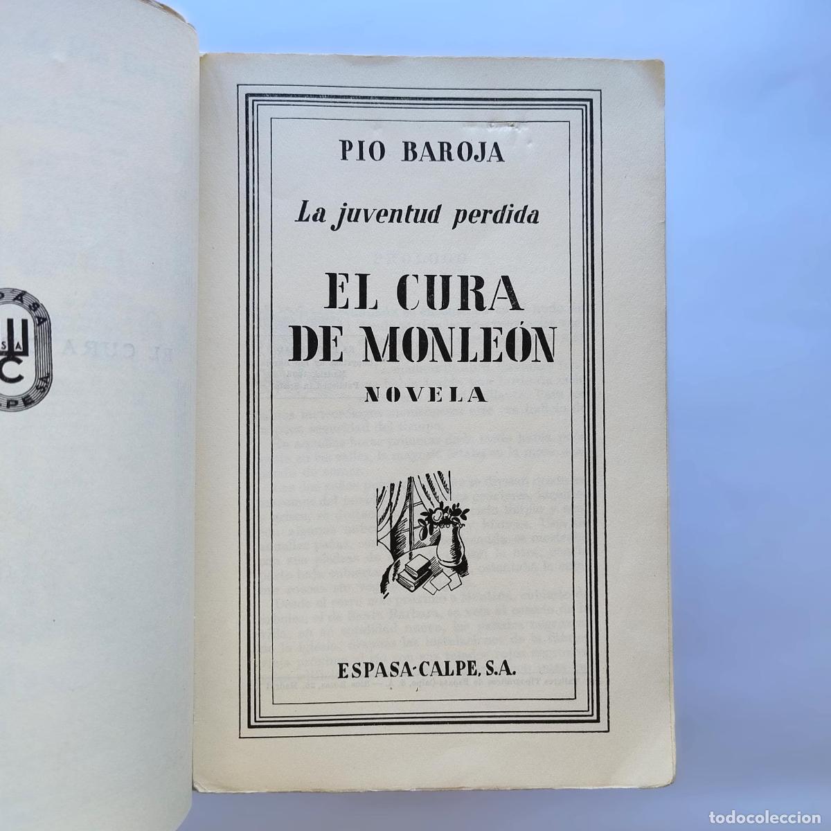 Libros antiguos: El cura de Monle&oacute;n [Primera edici&oacute;n] - Baroja, P&iacute;o - Foto 2