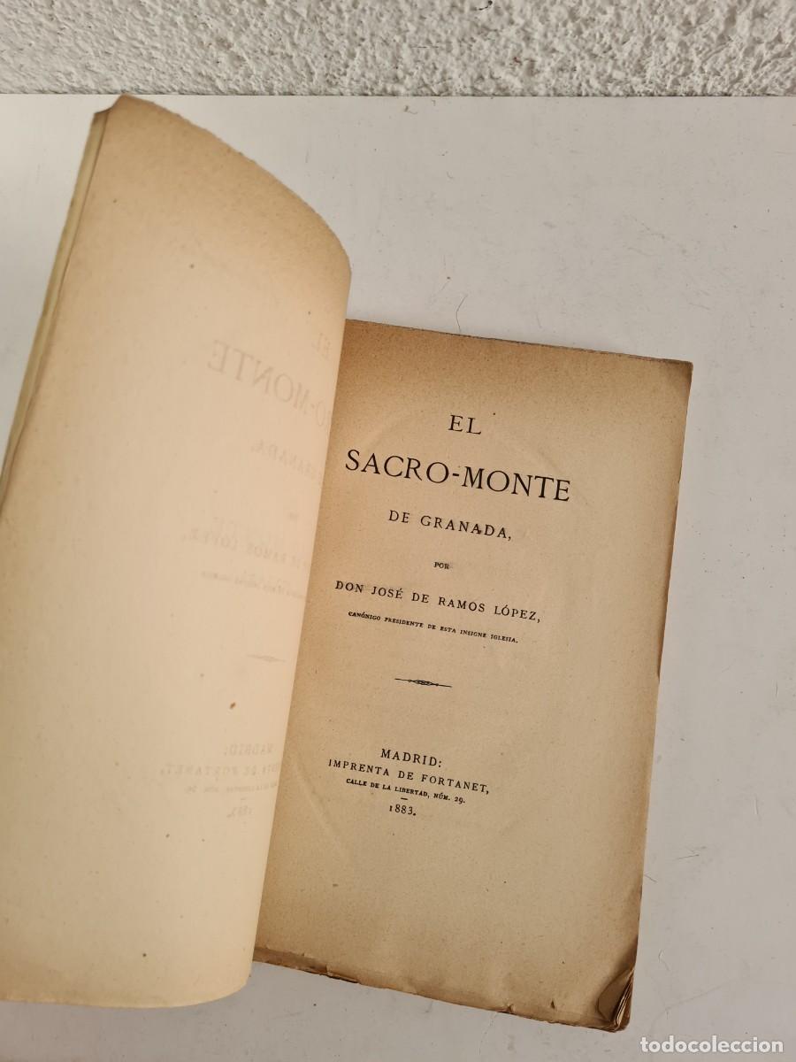 Libros antiguos: El Sacro-Monte de Granada - Jos&eacute; de Ramos L&oacute;pez 1883 - Foto 7