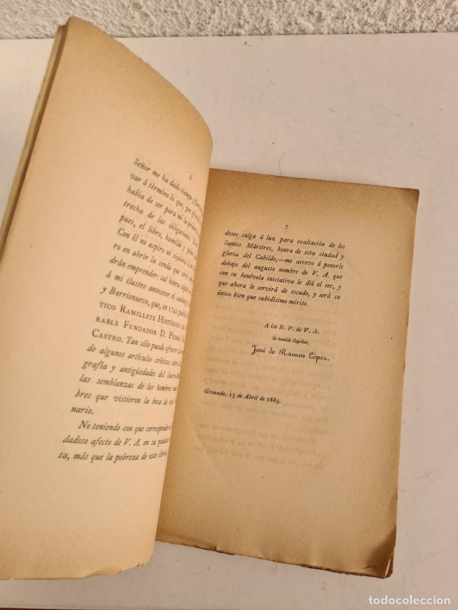 Libros antiguos: El Sacro-Monte de Granada - Jos&eacute; de Ramos L&oacute;pez 1883 - Foto 9