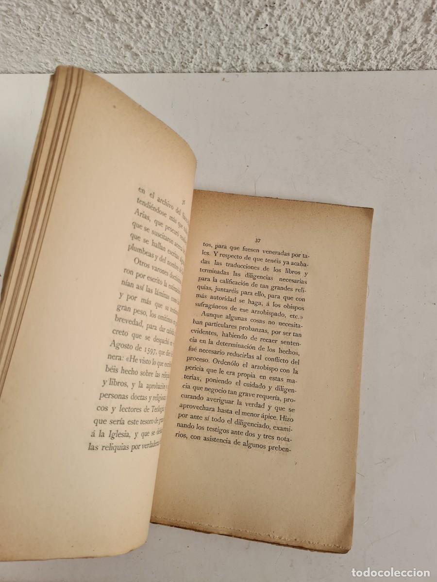 Libros antiguos: El Sacro-Monte de Granada - Jos&eacute; de Ramos L&oacute;pez 1883 - Foto 15