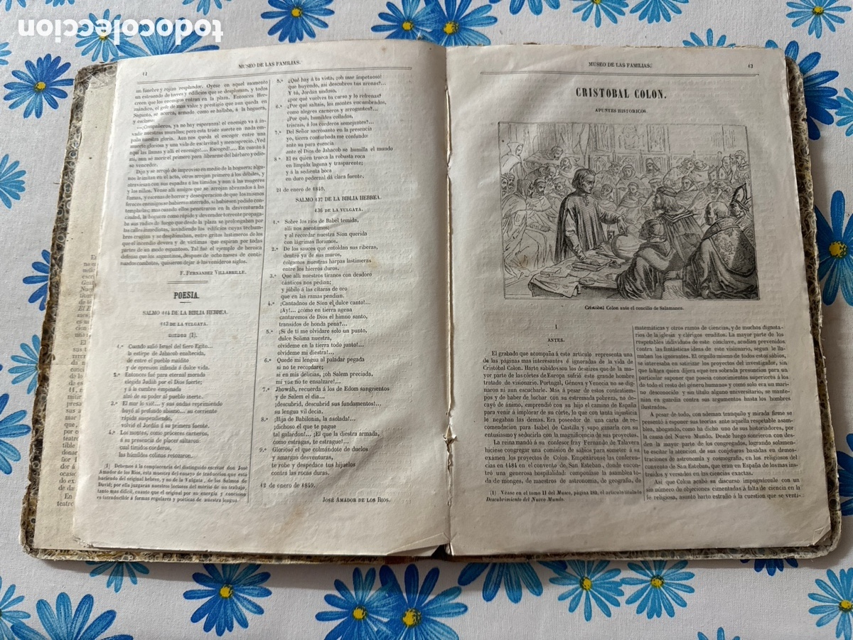 Libros antiguos: Museo de las familias libro antiguo - Foto 2