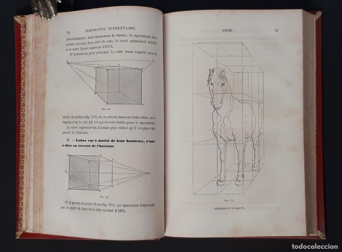 Libros antiguos: TRAIT&Eacute; PRATIQUE DE PERSPECTIVE. CASSAGNE. PARIS. 1879 - Foto 7