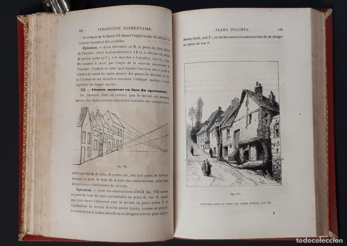 Libros antiguos: TRAIT&Eacute; PRATIQUE DE PERSPECTIVE. CASSAGNE. PARIS. 1879 - Foto 8