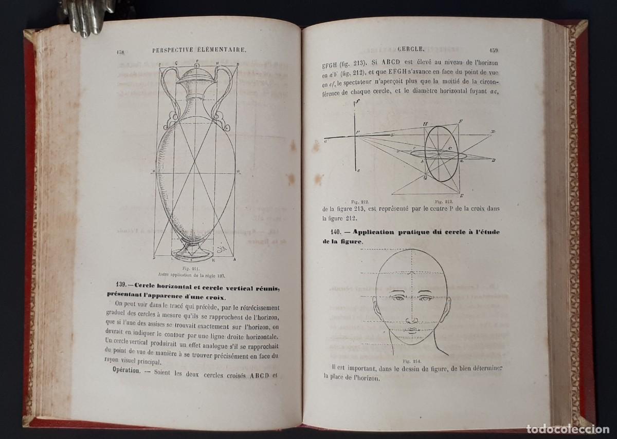 Libros antiguos: TRAIT&Eacute; PRATIQUE DE PERSPECTIVE. CASSAGNE. PARIS. 1879 - Foto 9