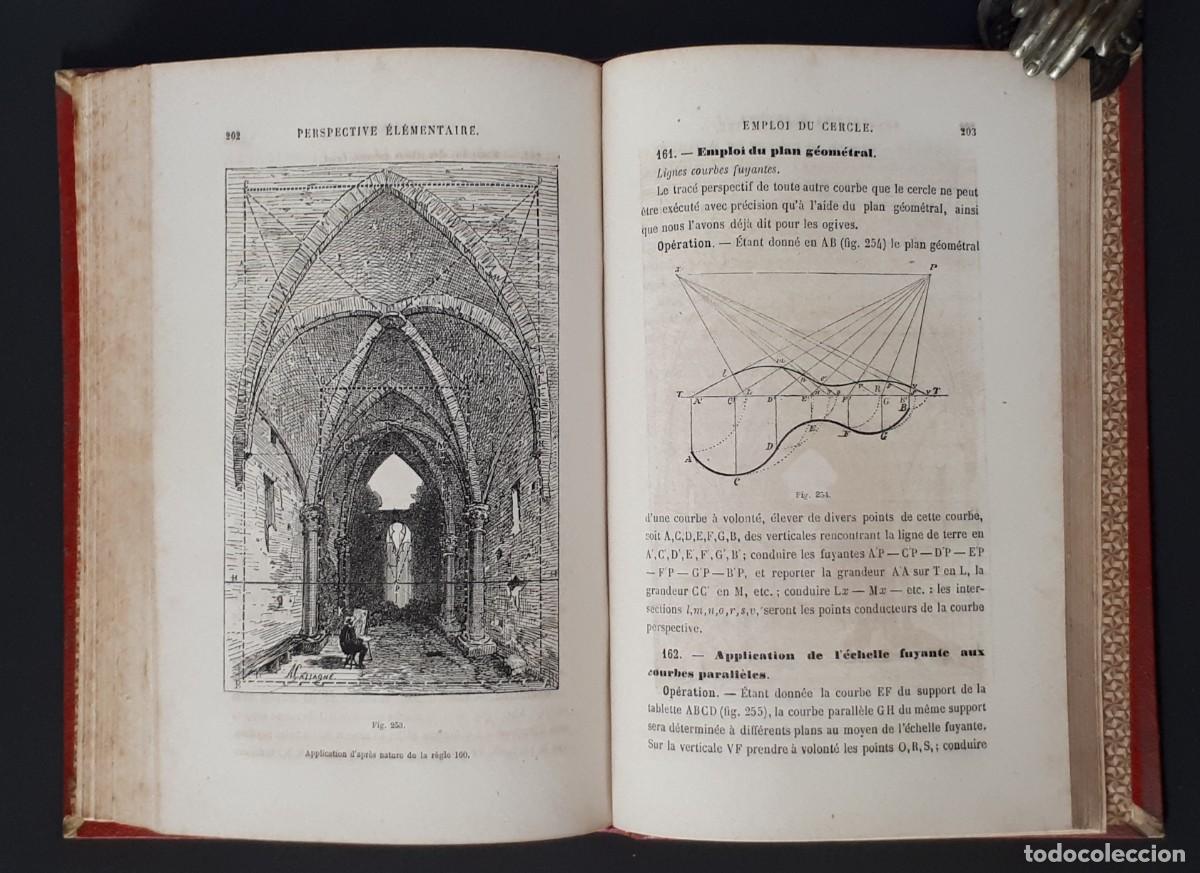 Libros antiguos: TRAIT&Eacute; PRATIQUE DE PERSPECTIVE. CASSAGNE. PARIS. 1879 - Foto 10