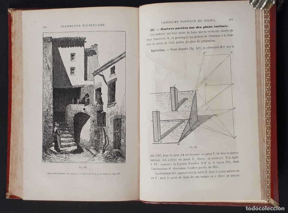 Libros antiguos: TRAIT&Eacute; PRATIQUE DE PERSPECTIVE. CASSAGNE. PARIS. 1879 - Foto 11