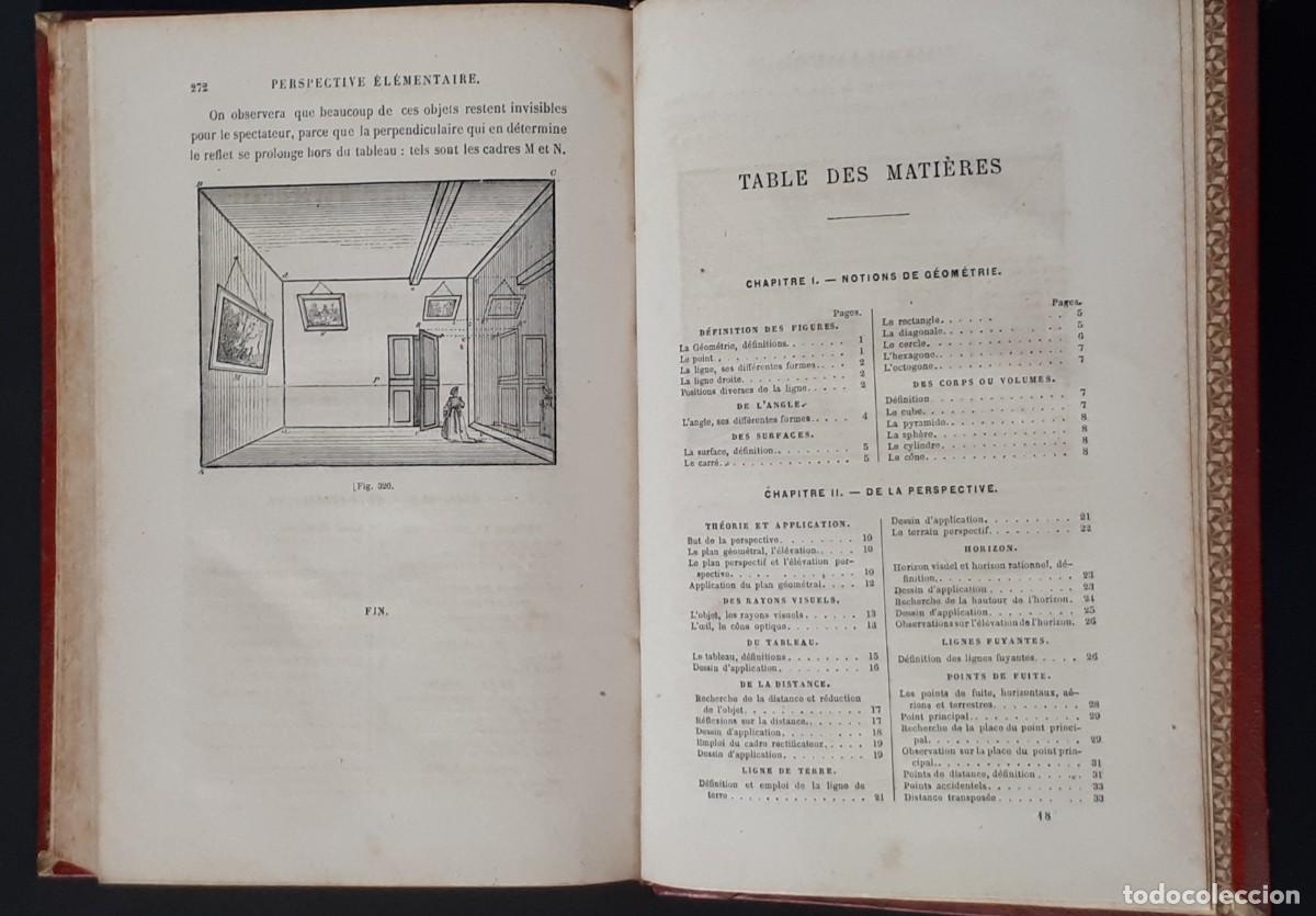 Libros antiguos: TRAIT&Eacute; PRATIQUE DE PERSPECTIVE. CASSAGNE. PARIS. 1879 - Foto 12
