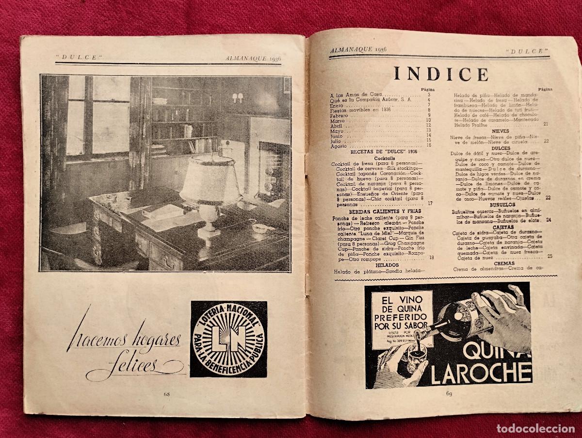 Libros antiguos: ALMANAQUE DULCE 1936 - Foto 5