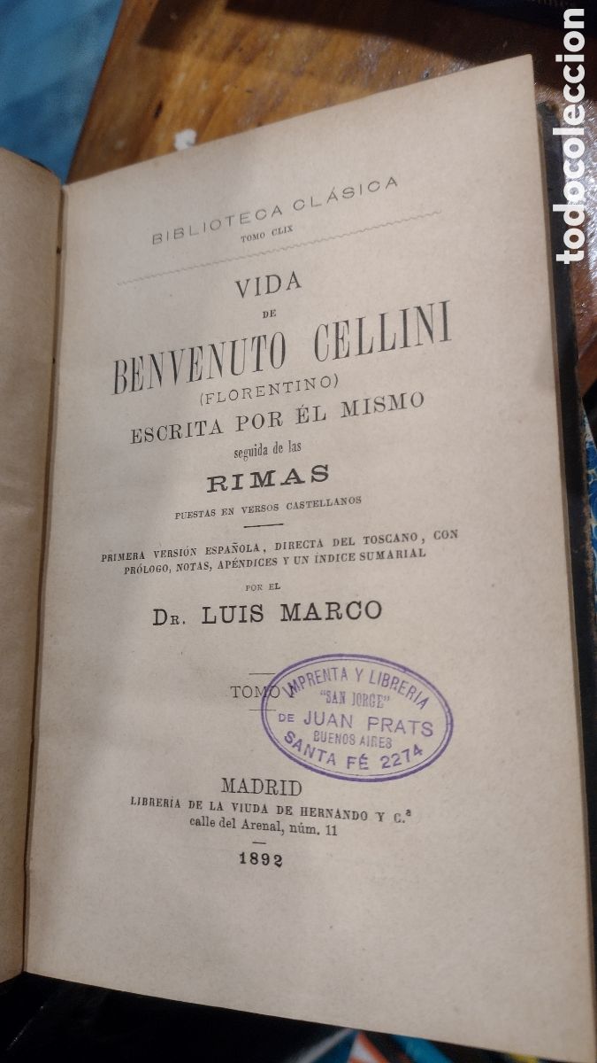 Libros antiguos: Varios t&iacute;tulos Ed Sempere. Darwin . Cellini. Gautier. - Foto 2