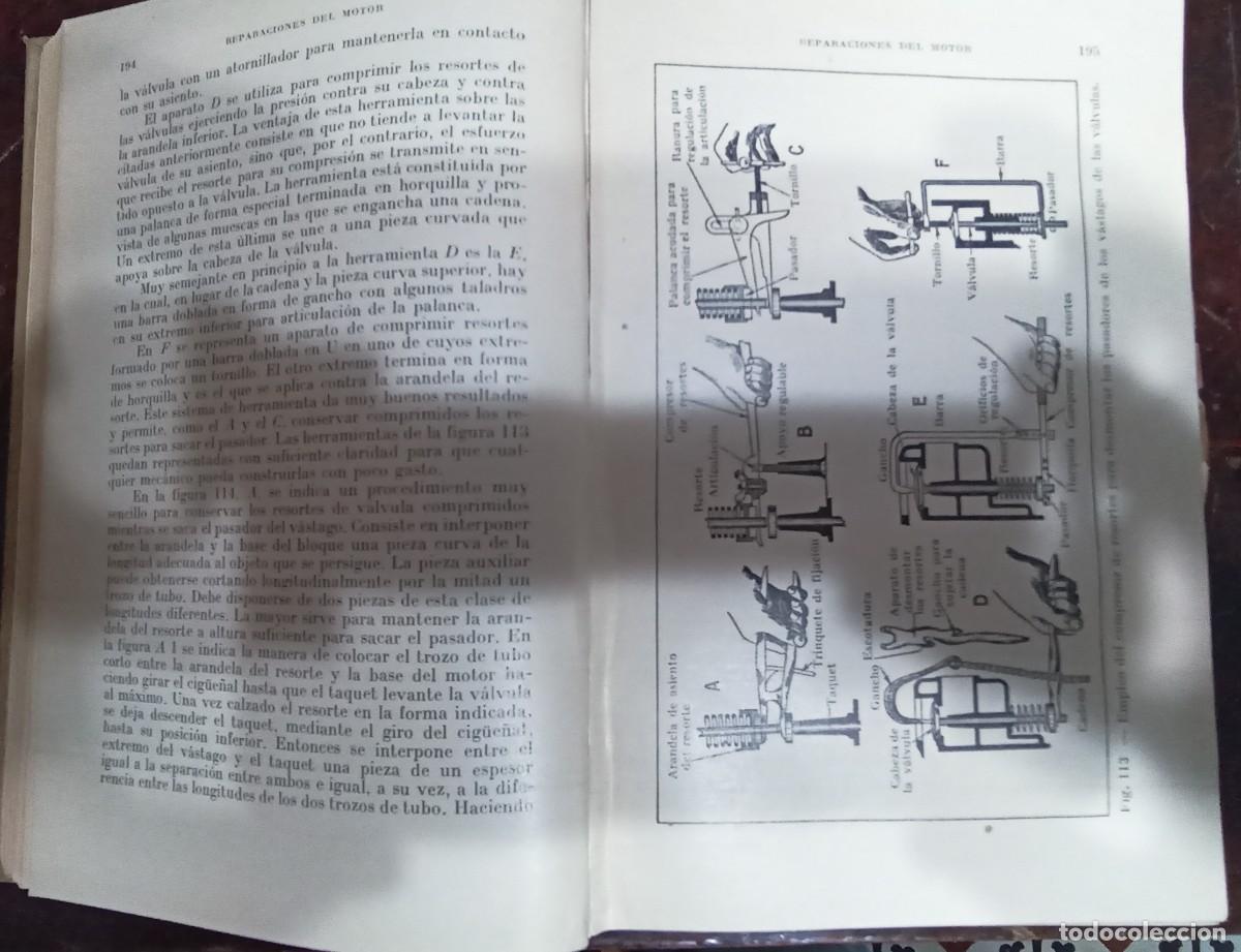 Libros antiguos: Tratado pr&aacute;ctico de reparaci&oacute;n de autom&oacute;viles (81) - Foto 4