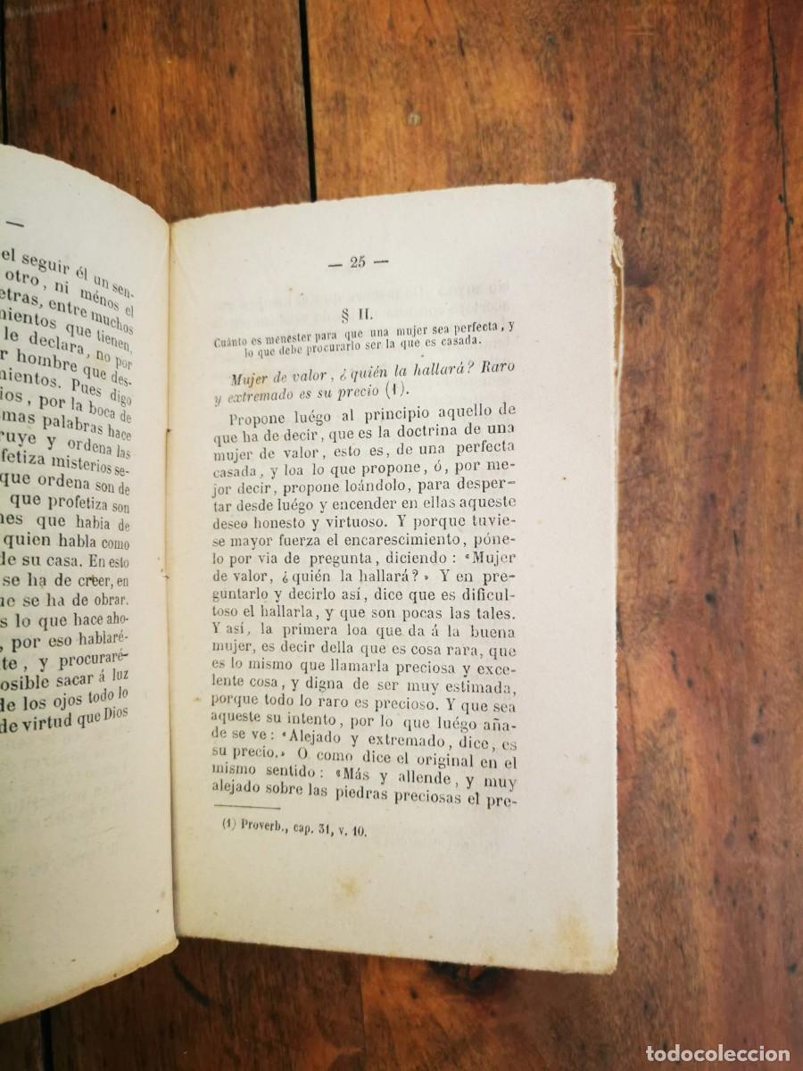 Libros antiguos: FRAY LUIS DE LE&Oacute;N. La perfecta casada - Foto 3