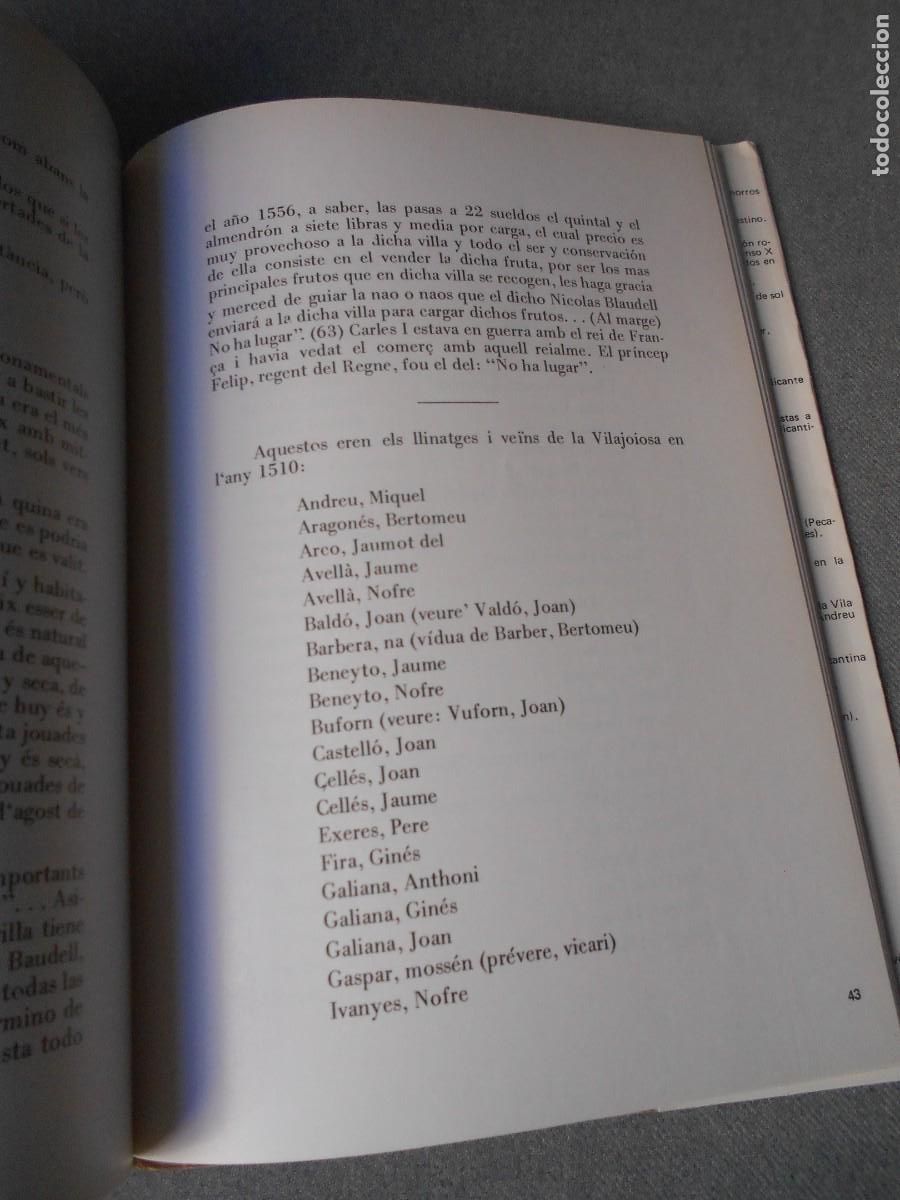 Libros antiguos: INTRODUCCION A LA HISTORIA DE LA VILA DE VILAJOIOSA - Foto 4