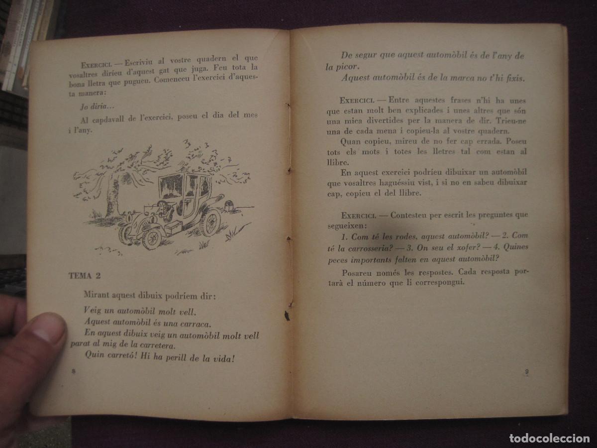 Libros antiguos: Lli&ccedil;ons de llenguatge. Primer Grau. Primera part - Foto 3