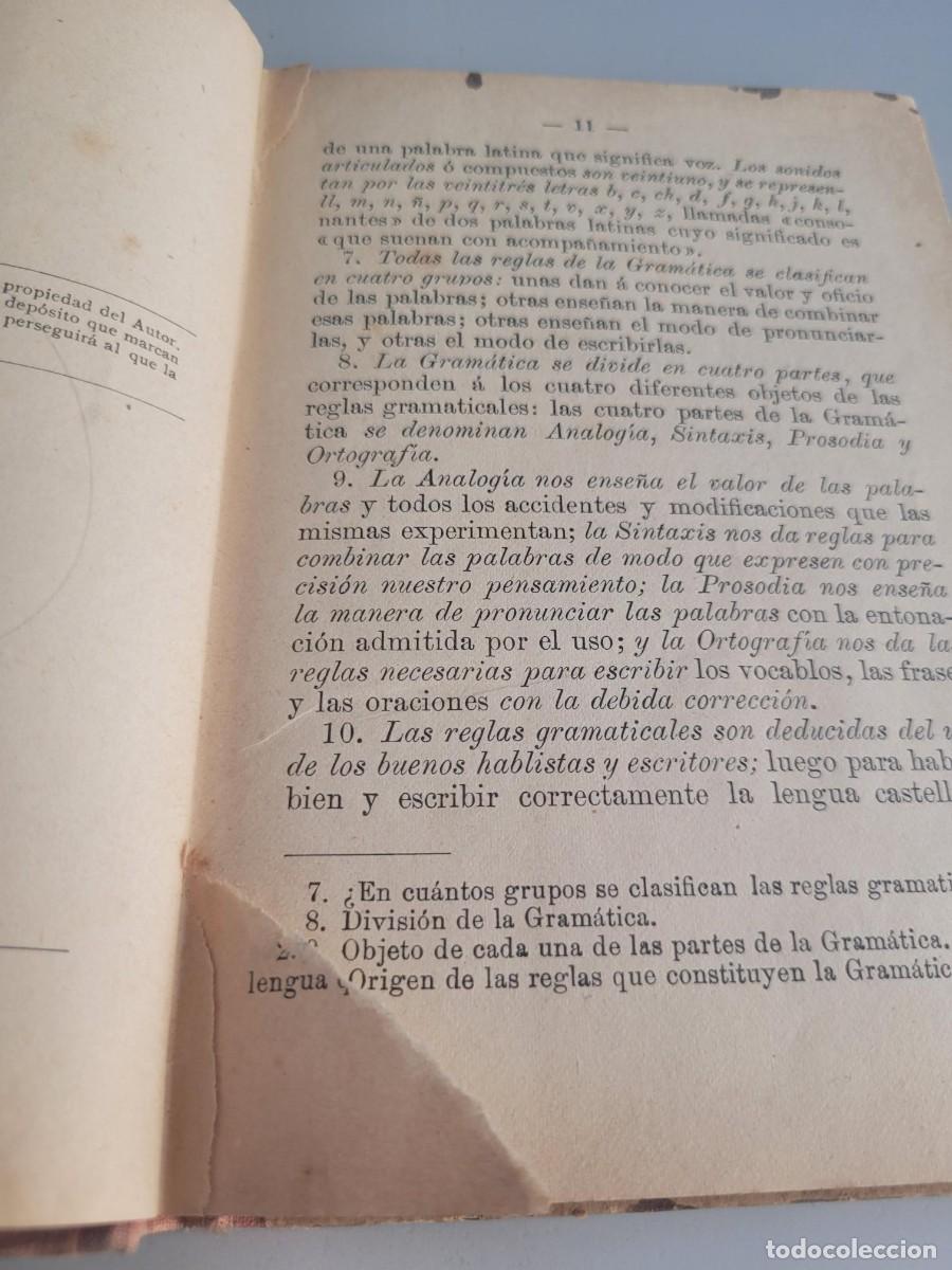 Libros antiguos: Biblioteca de las Escuelas Gram&aacute;tica Castellana 1898 - Foto 5