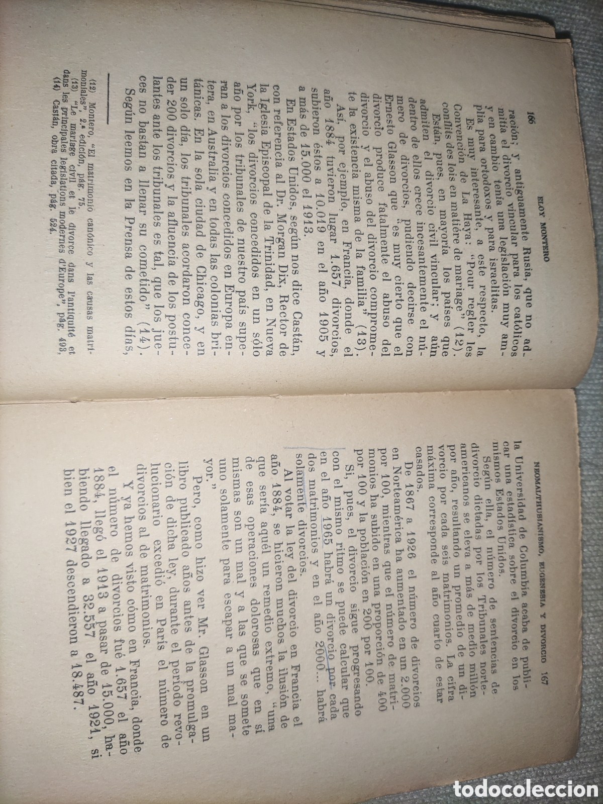 Libros antiguos: Neomalthusianismo. Eugenesia y Divorcio. - Foto 5