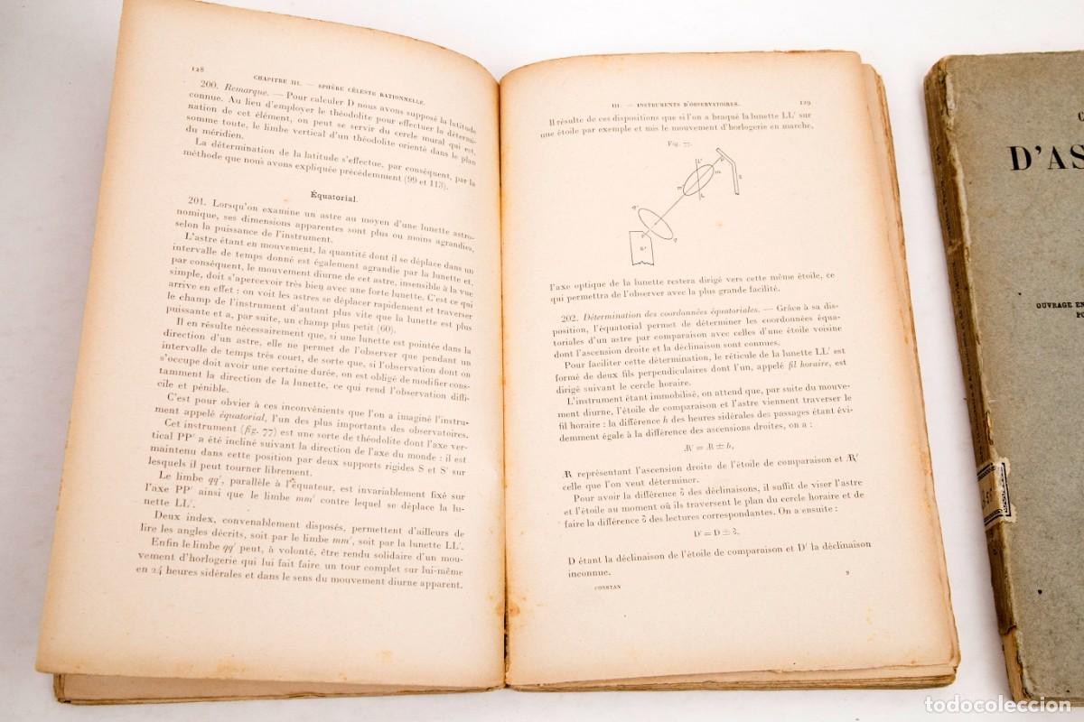 Libros antiguos: Cours dAstronomie et de Navigation - P. Constan - 1904-1924 - Foto 4