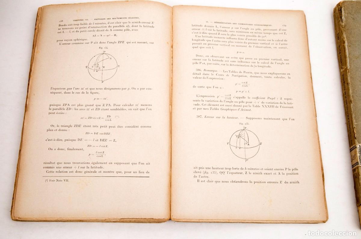 Libros antiguos: Cours dAstronomie et de Navigation - P. Constan - 1904-1924 - Foto 5