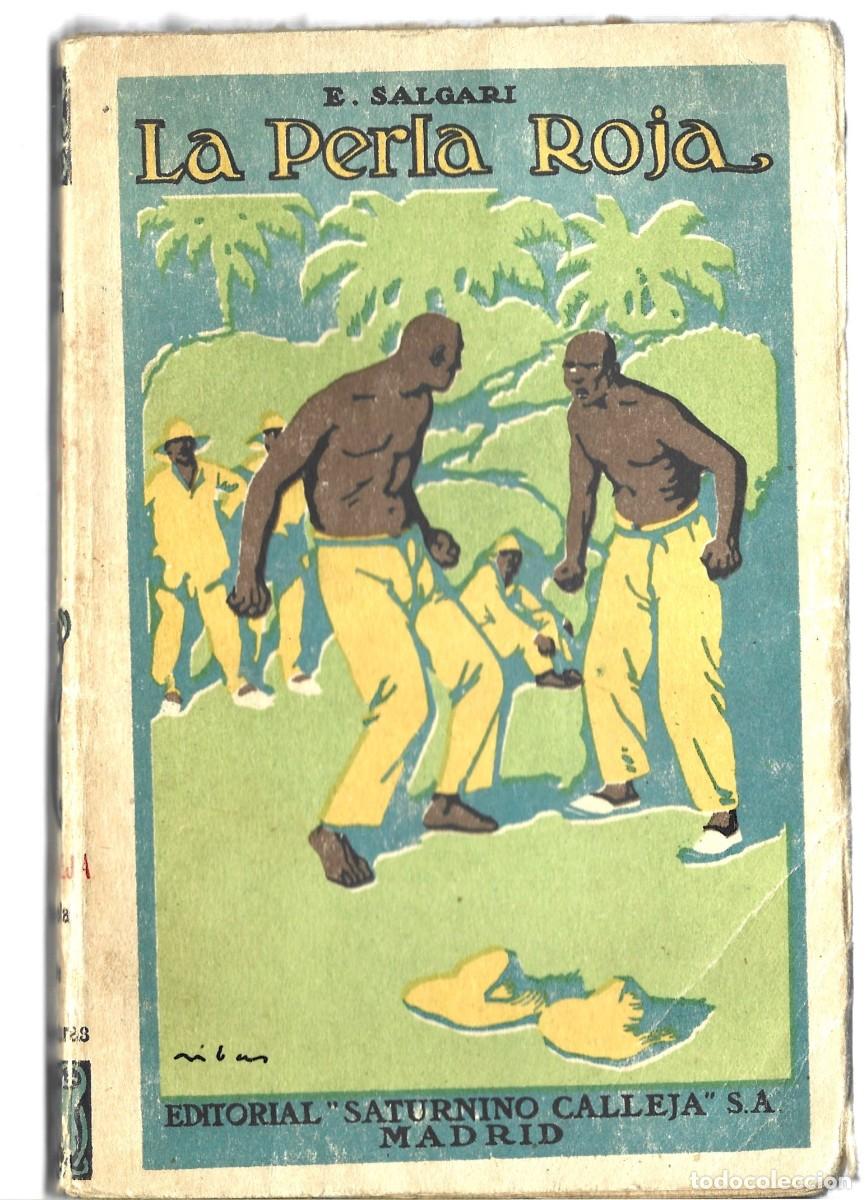 Libros antiguos: LA PERLA ROJA, de E. SALGARI. (Ed. Saturnino Calleja, ca. 1920) - Foto 1
