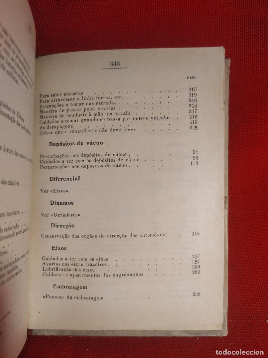 Libros antiguos: 1936. Chauffer habil. Luiz de Sequeira Oliva Junior. - Foto 11