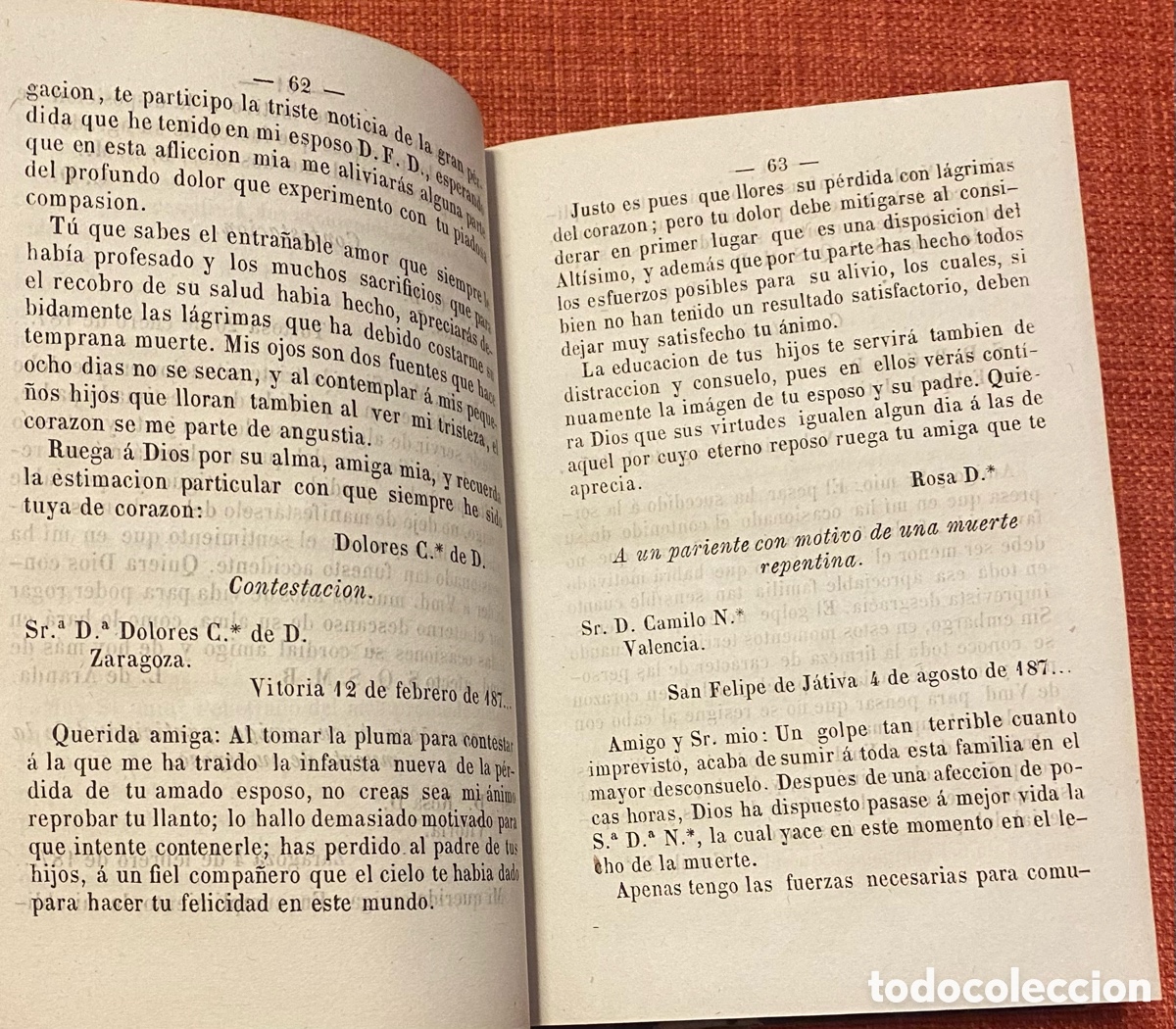 Libros antiguos: Estilo epistolar. S. &Aacute;ngel Saura - Foto 6