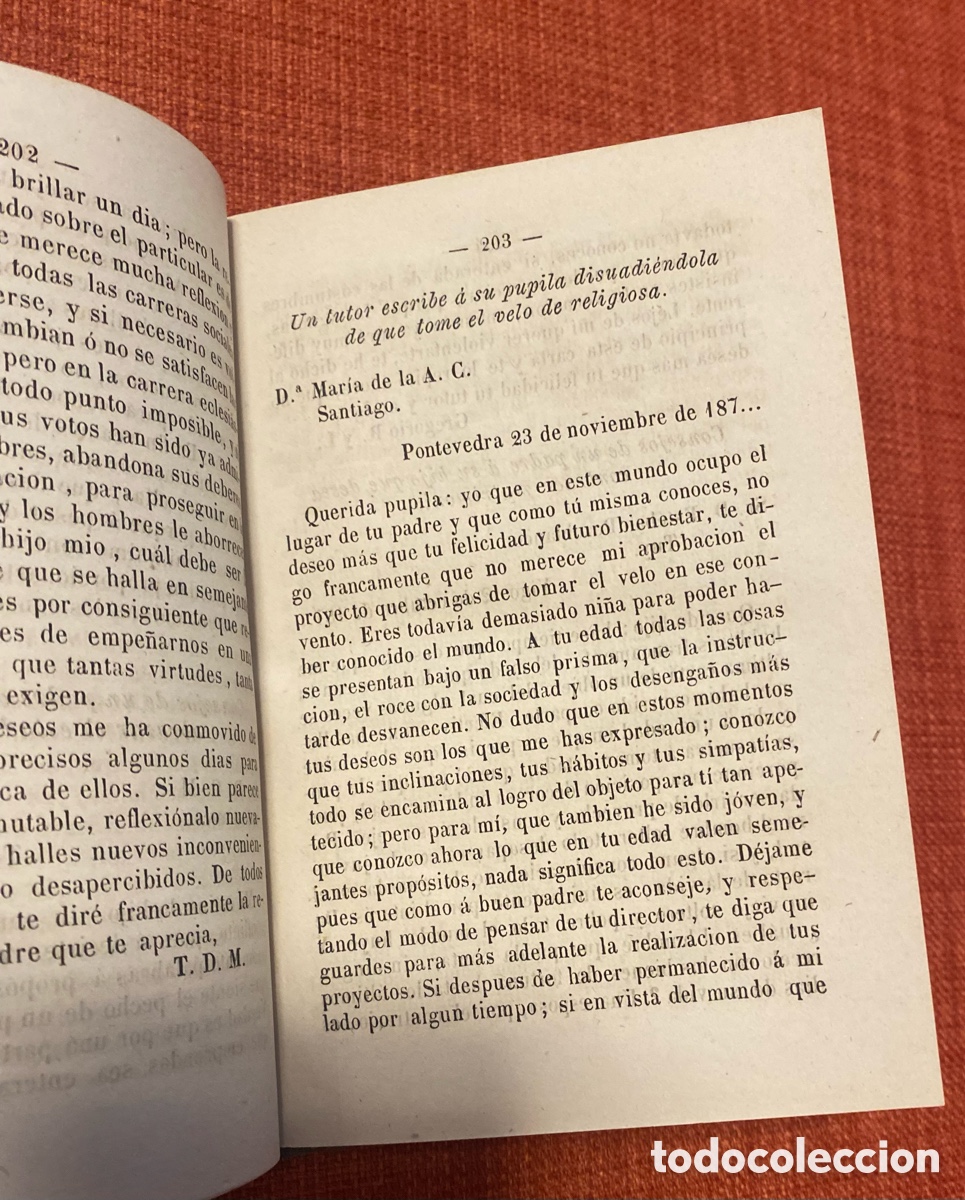 Libros antiguos: Estilo epistolar. S. &Aacute;ngel Saura - Foto 9