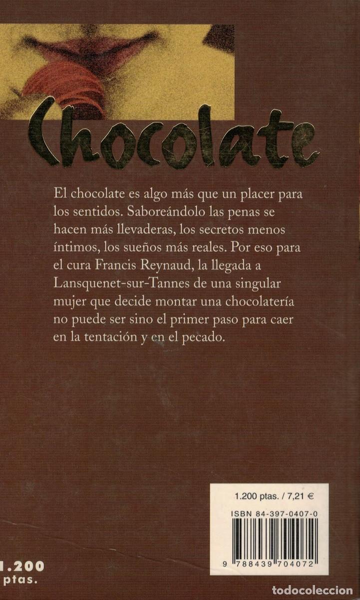 Libros antiguos: Joanne Harris, Chocolate - Foto 2