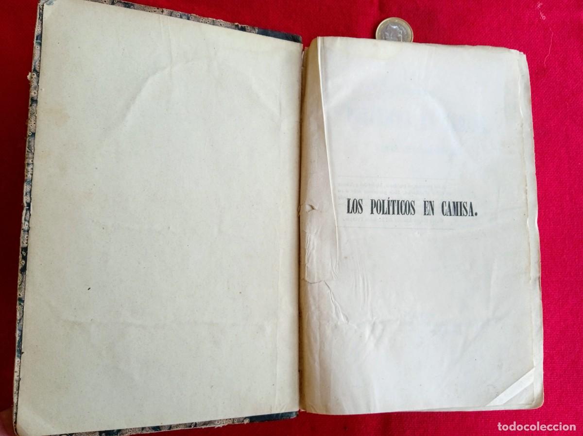 Libros antiguos: Libro antiguo Los pol&iacute;ticos en camisa 1 y 2 1845 - Foto 5