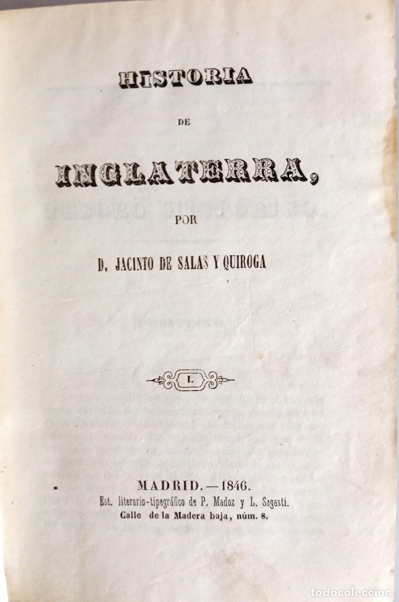 Libros antiguos: HISTORIA DE INGLATERRA - Foto 2
