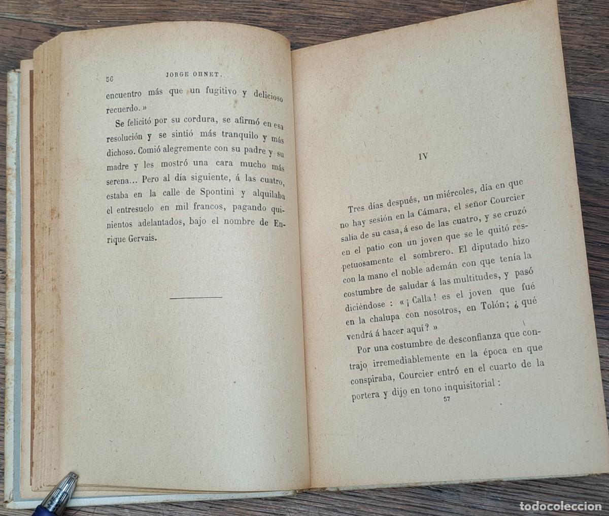Libros antiguos: La hija del diputado, Jorge Ohnet, 1910 - Foto 3