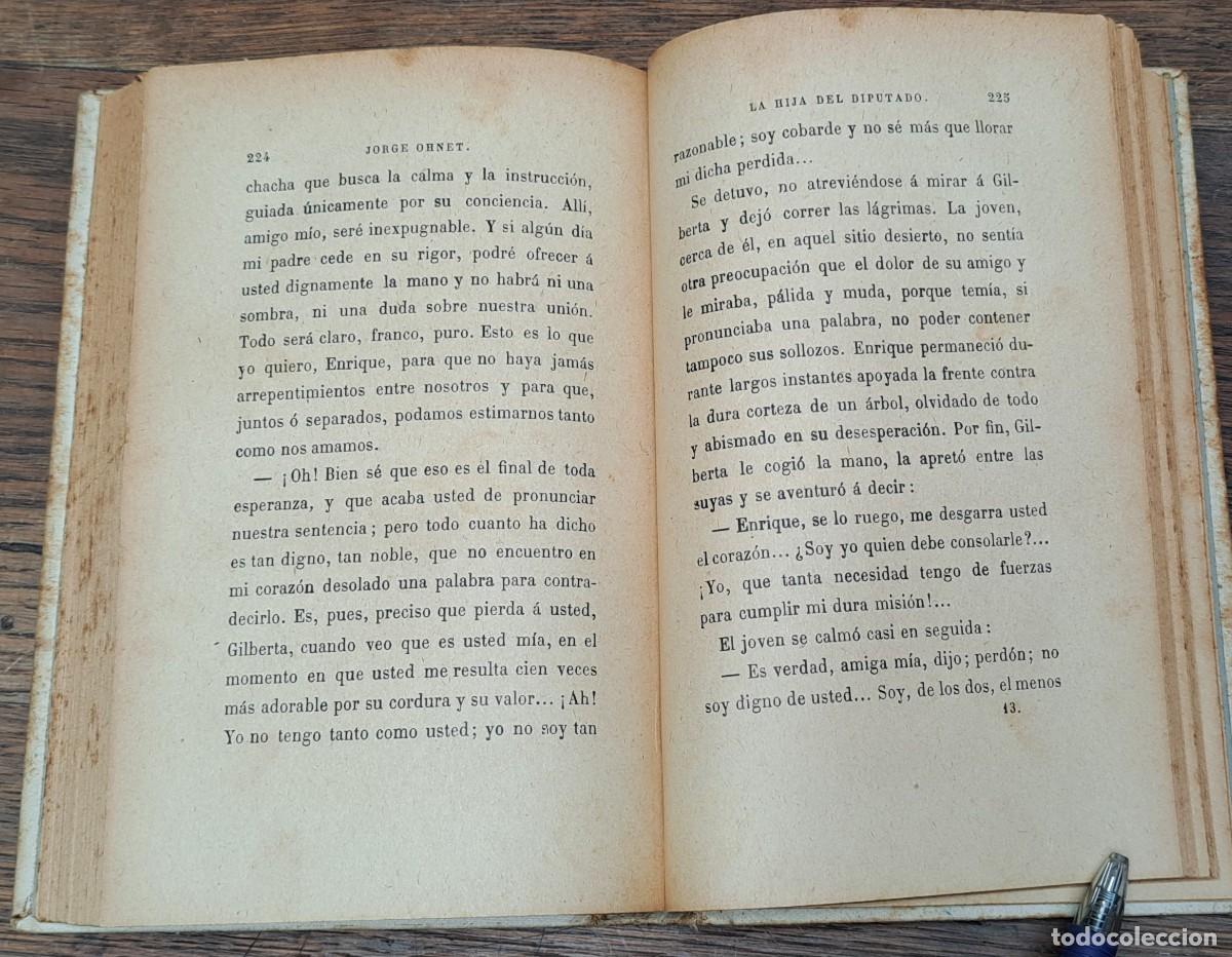 Libros antiguos: La hija del diputado, Jorge Ohnet, 1910 - Foto 4