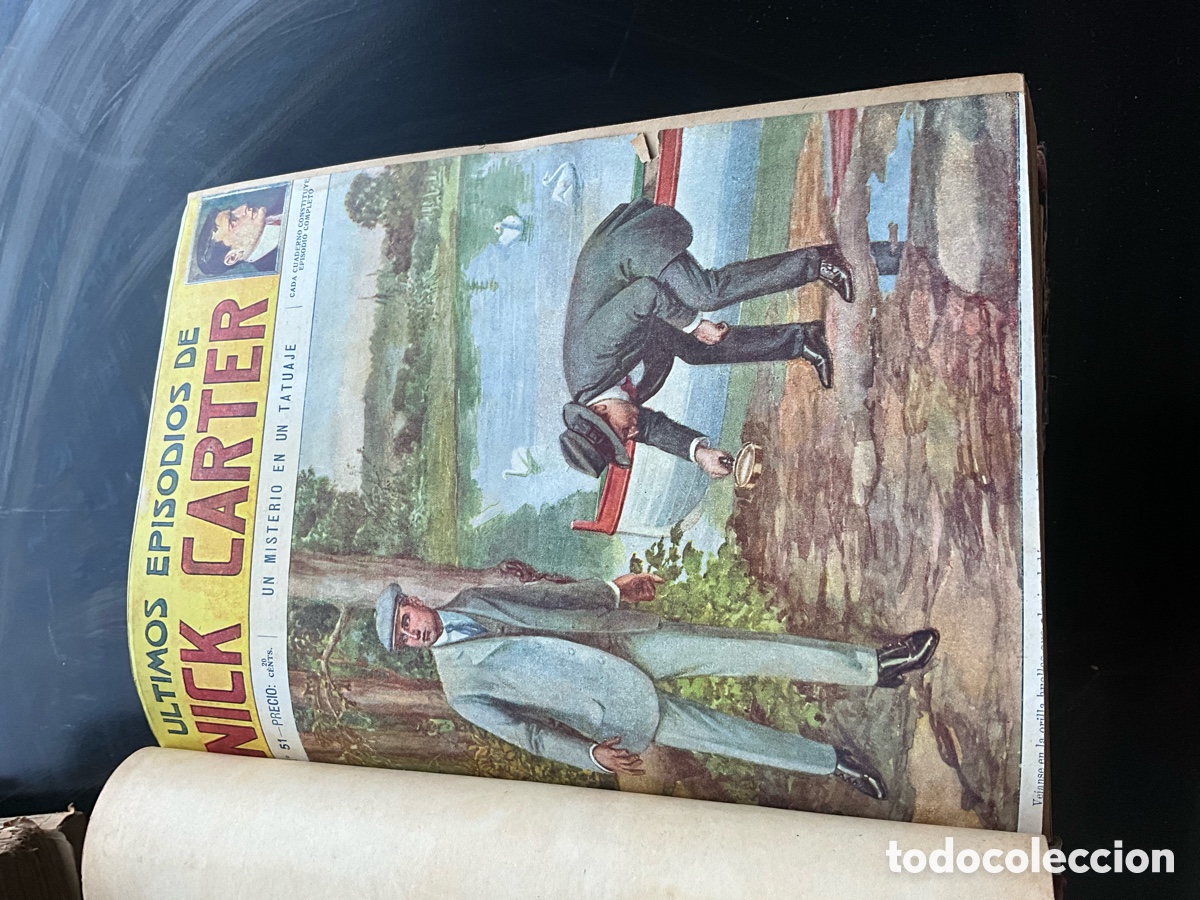 Libros antiguos: &Uacute;ltimos episodios de Nick Carter - Foto 3