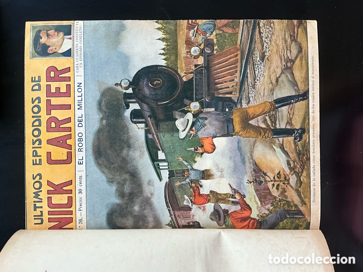 Libros antiguos: &Uacute;ltimos episodios de Nick Carter - Foto 5