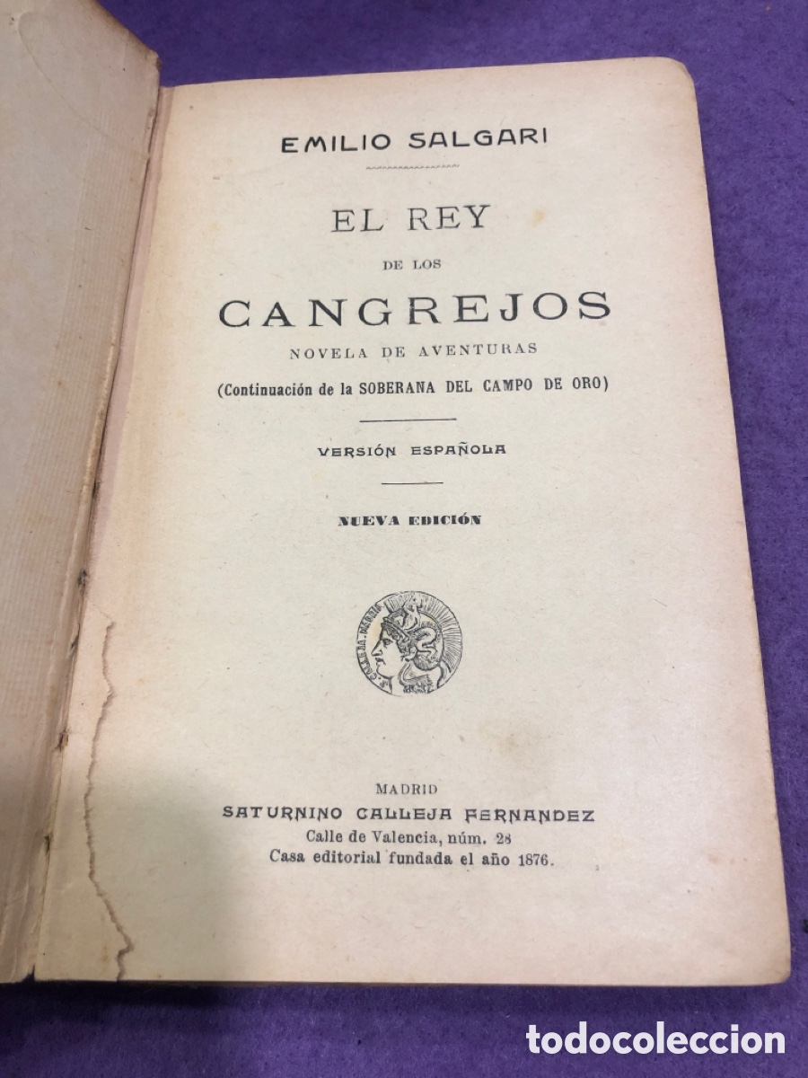 Libros antiguos: Cuentos Calleja, El Rey de los Cangrejos (L98) - Foto 2