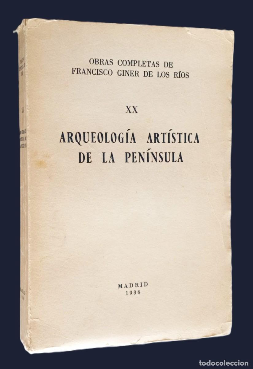 Libros antiguos: ARQUEOLOG&Iacute;A ART&Iacute;STICA DE LA PEN&Iacute;NSULA - Foto 1