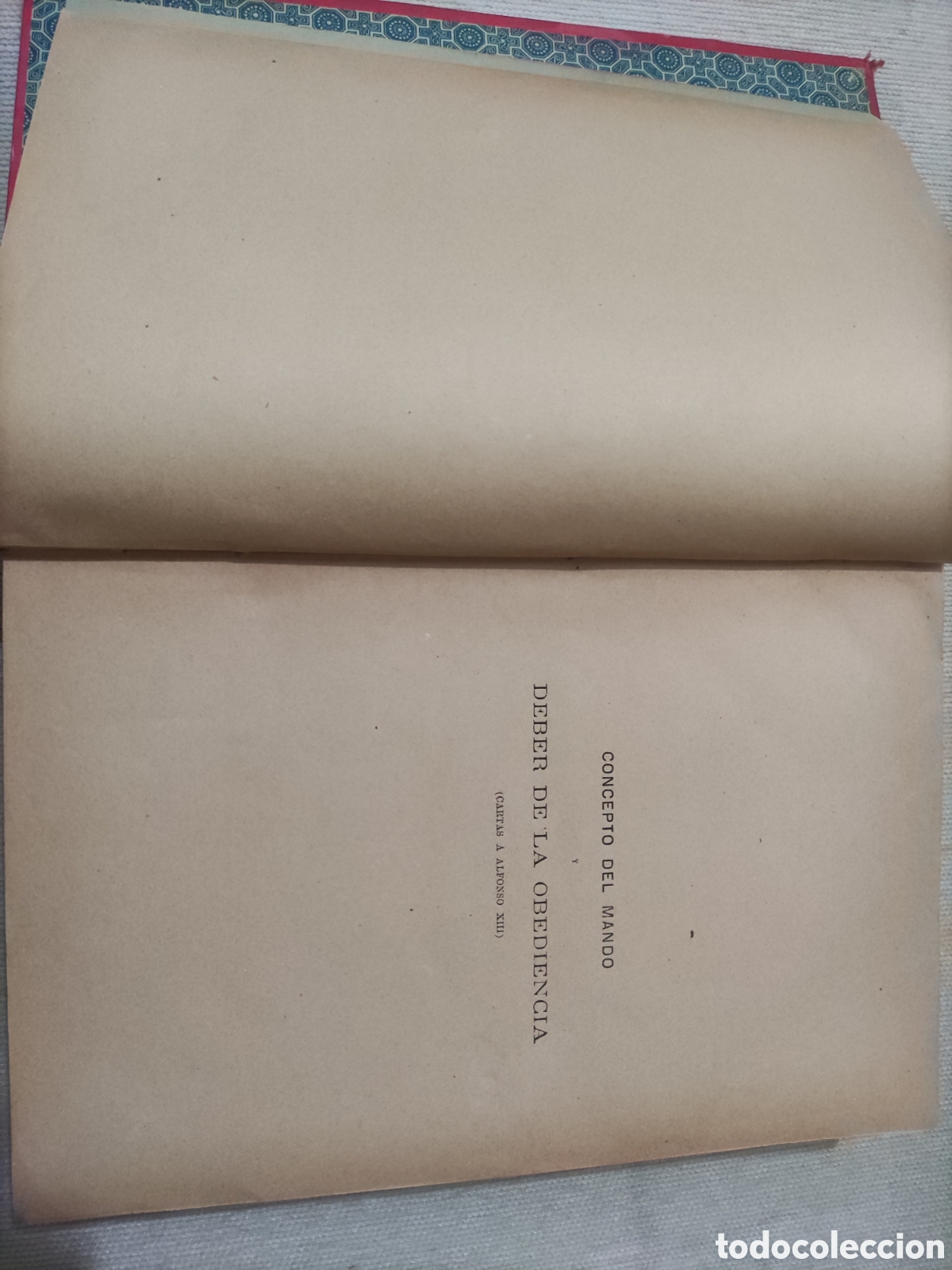 Libros antiguos: Cartas a Alfonso XIII. - Foto 5
