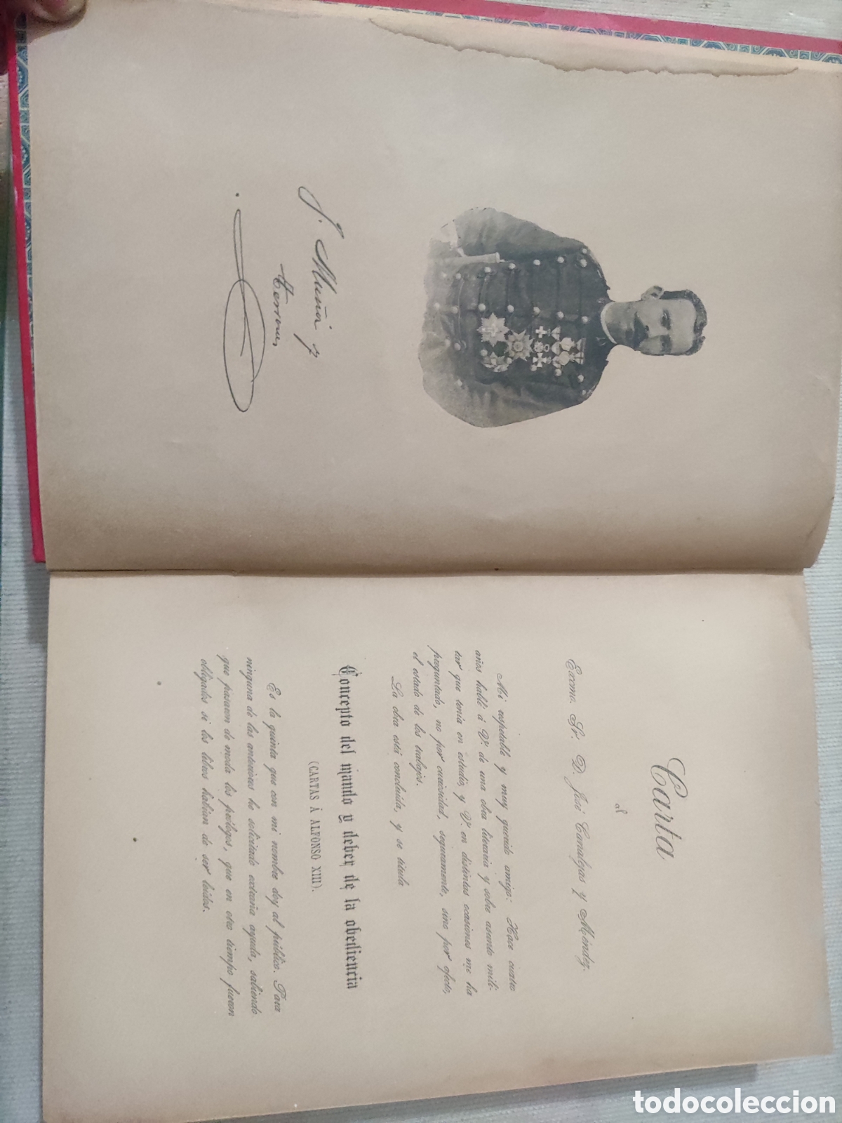 Libros antiguos: Cartas a Alfonso XIII. - Foto 7