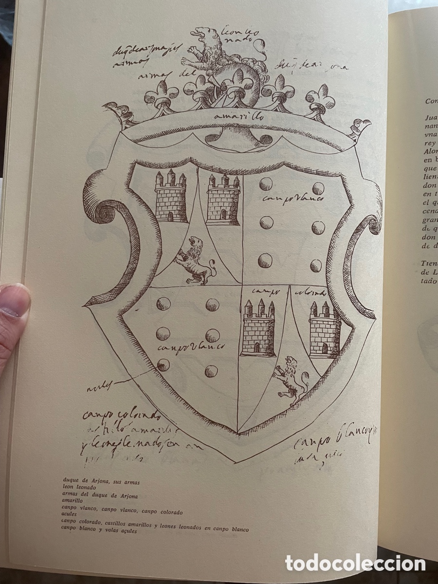 Libros antiguos: Origen y armas de varios nobles de Espa&ntilde;a - Foto 4