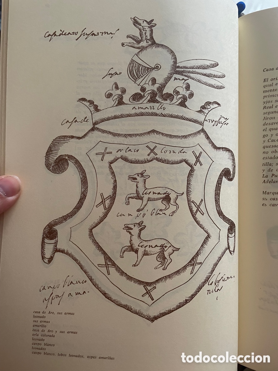 Libros antiguos: Origen y armas de varios nobles de Espa&ntilde;a - Foto 6