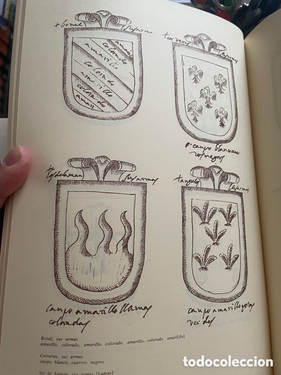 Libros antiguos: Origen y armas de varios nobles de Espa&ntilde;a - Foto 7