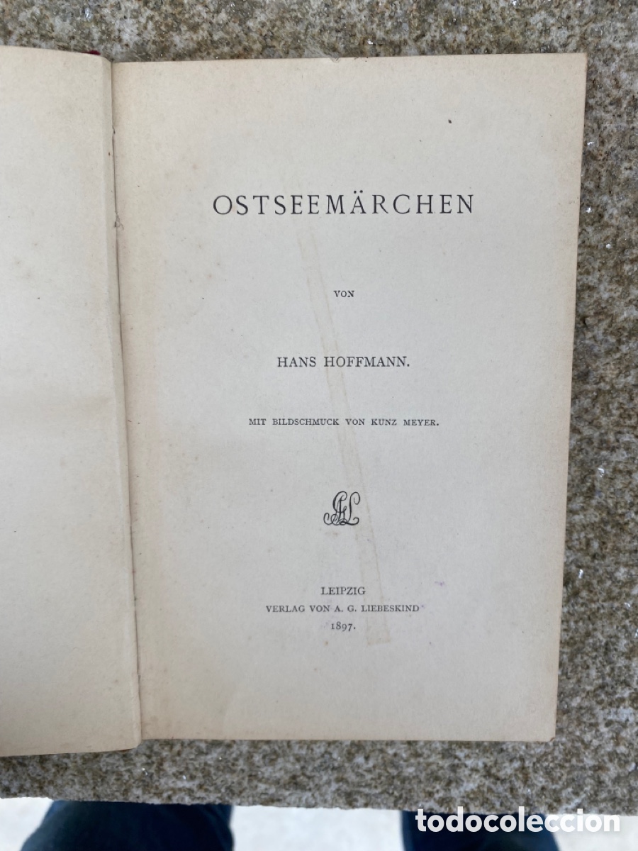 Libros antiguos: Ostsee -Marchem. Hans Hoffmann. 1897 - Foto 6