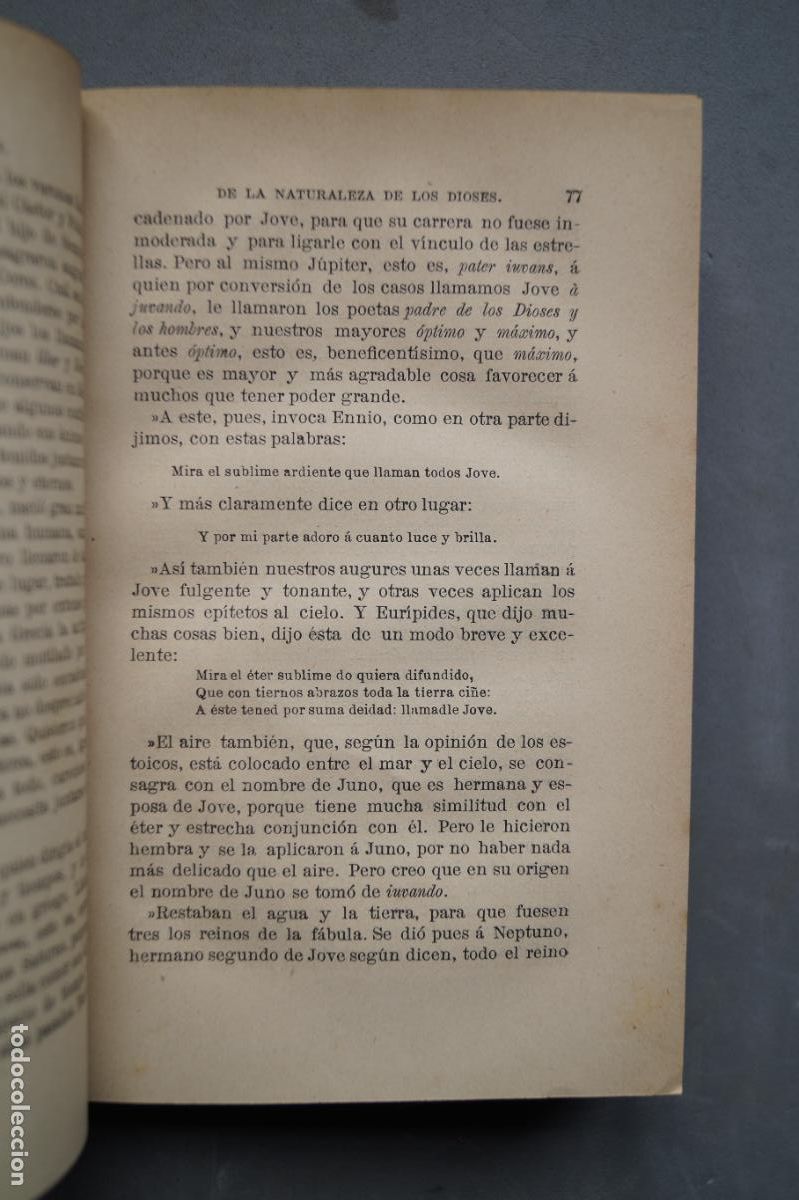 Libros antiguos: OBRAS COMPLETAS DE CICERON. 1879 - Foto 9