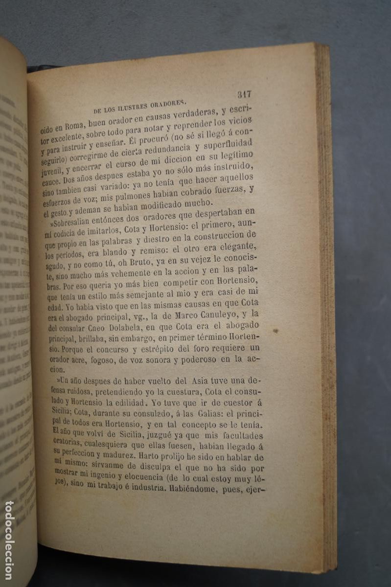 Libros antiguos: OBRAS COMPLETAS DE CICERON. 1879 - Foto 12