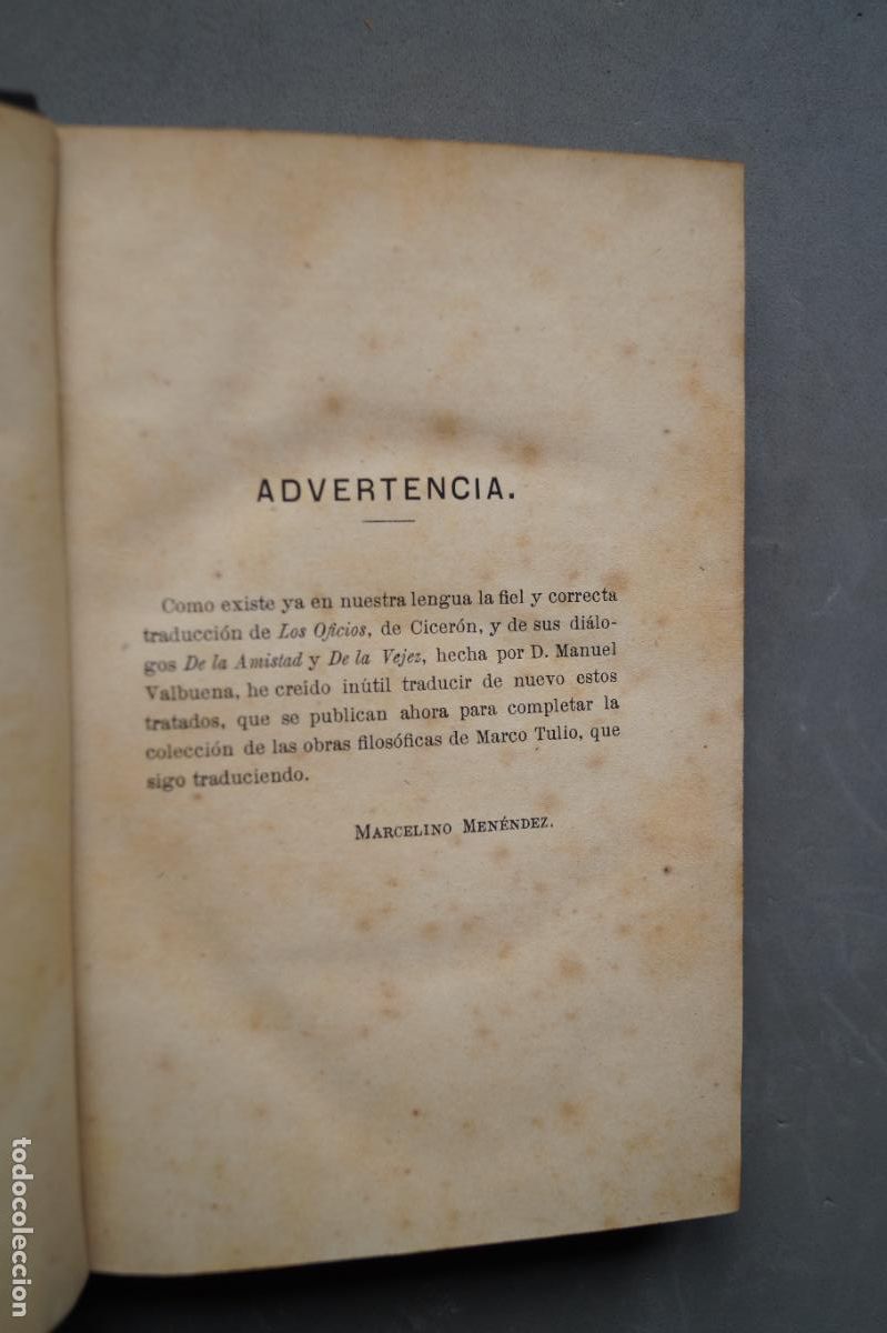 Libros antiguos: OBRAS COMPLETAS DE CICERON. 1879 - Foto 14