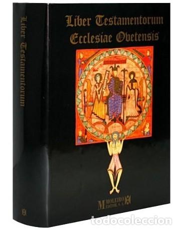 Libros antiguos: FACSIMIL LIBRO DE LOS TESTAMENTOS C&Oacute;DICE CATEDRAL OVIEDO ED MOLEIRO - LIBER TESTAMENTORUM - Foto 2