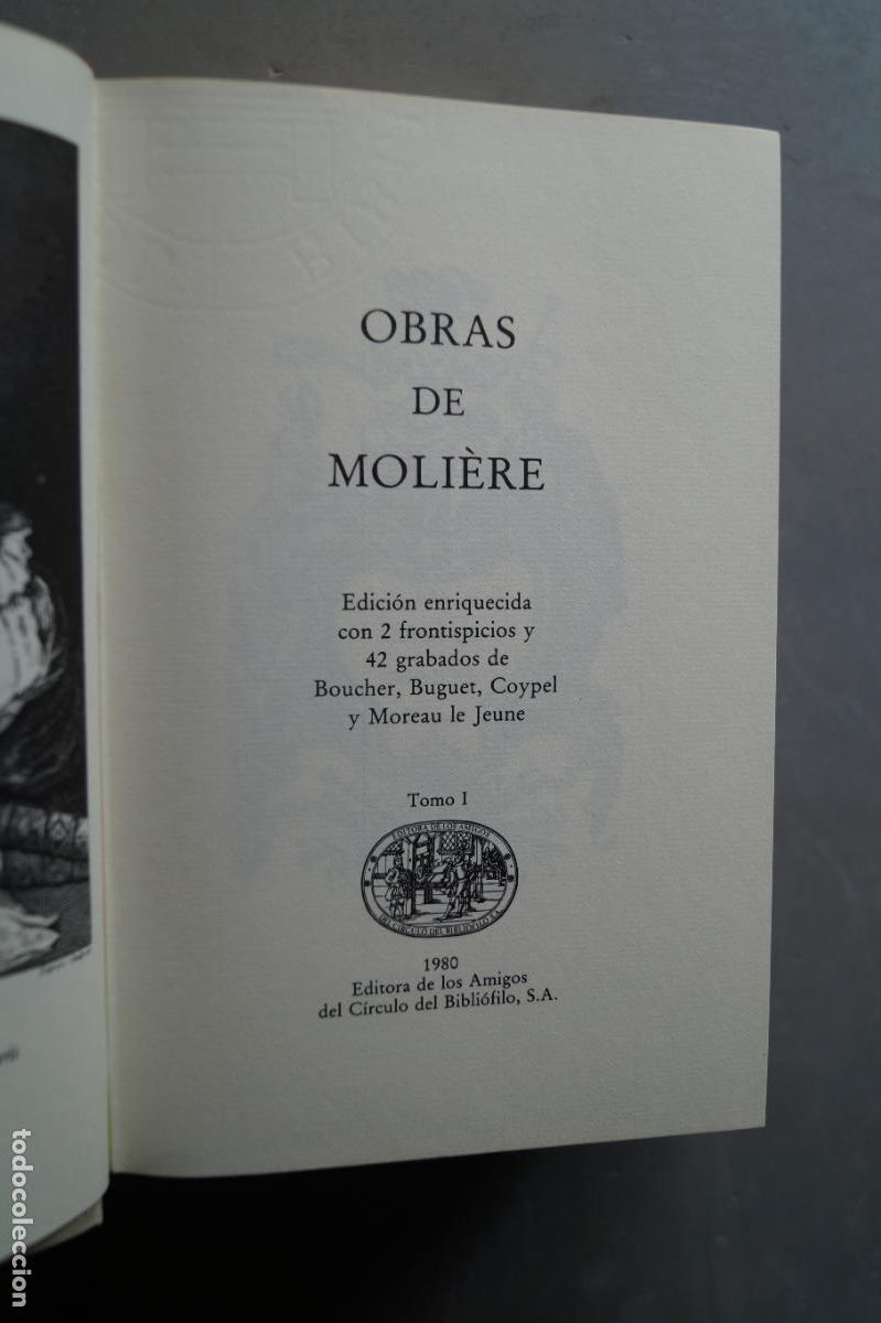 Libros antiguos: OBRAS DE MOLIERE. CIRCULO DEL BIBLIOFILO. - Foto 2