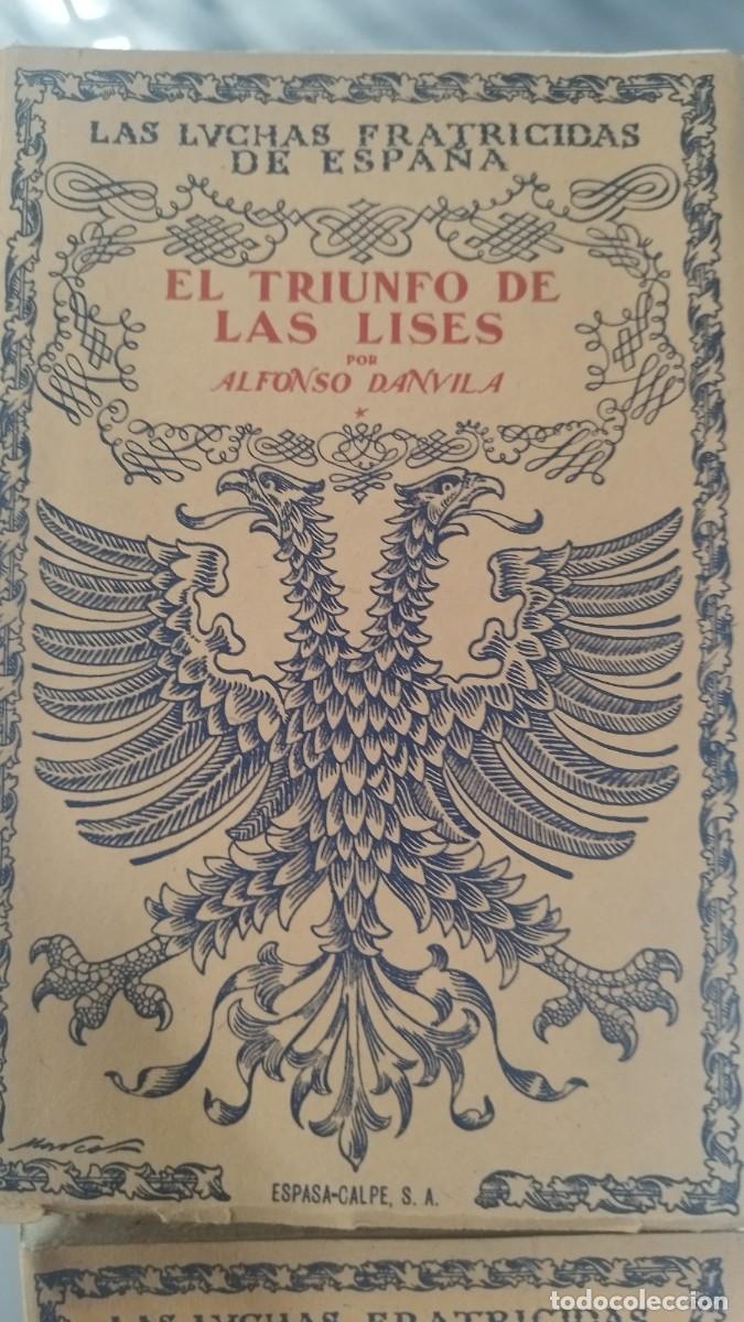 Libros antiguos: Las Luchas Fraticidas de Espa&ntilde;a 13 ejemplares - Foto 11