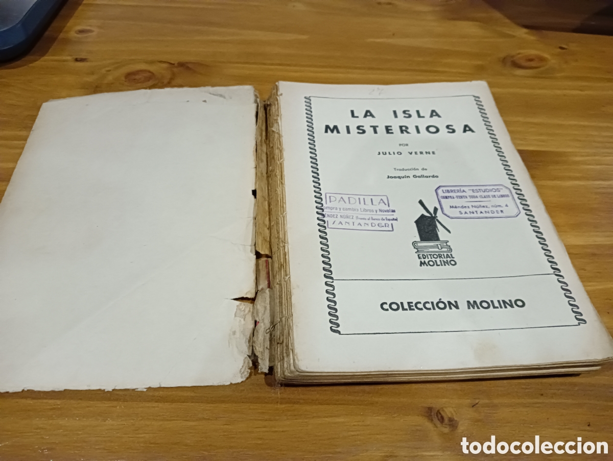 Libros antiguos: La isla Misteriosa. - Foto 3