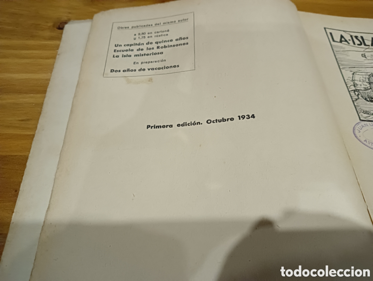 Libros antiguos: La isla Misteriosa. - Foto 4