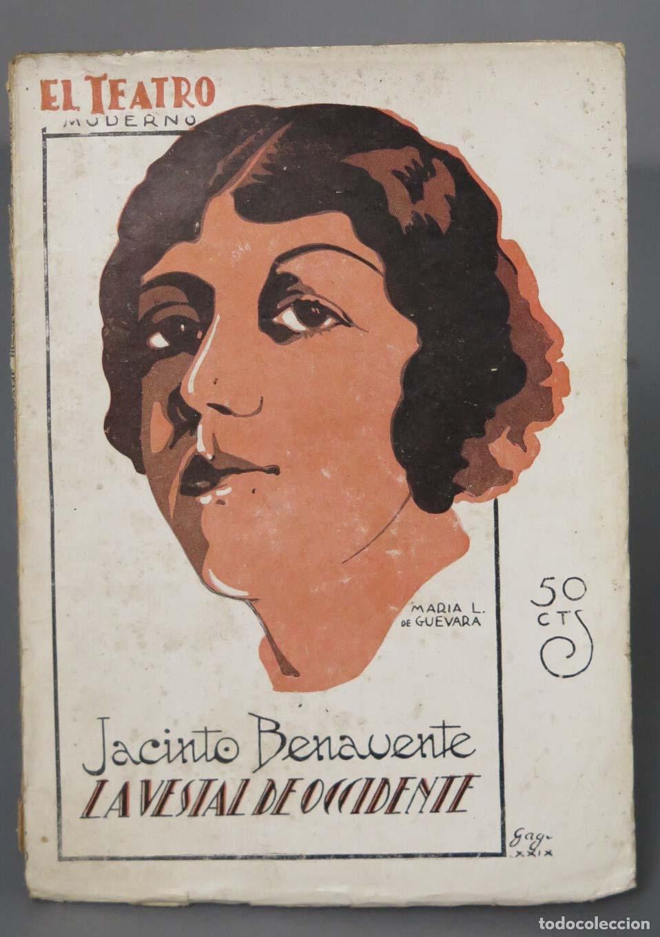 Libros antiguos: La vestal de Occidente. BENAVENTE - Foto 1