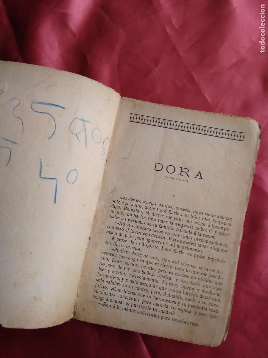 Libros antiguos: Novela Dora. 1920. L.11029-1154 - Foto 6